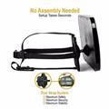 LARGE ADJUSTABLE WIDE VIEW REAR CHILD SEAT CAR BABY MIRROR