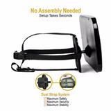 LARGE ADJUSTABLE WIDE VIEW REAR CHILD SEAT CAR BABY MIRROR