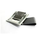 Free shipping 2019 hot selling wholesale price 100% real carbon fiber custom money clip holder with card holder