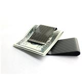 Free shipping 2019 hot selling wholesale price 100% real carbon fiber custom money clip holder with card holder