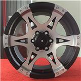 15 16 17 inch New design matt black machined polish  with5/139.7  6/139.7 4*4  Alloy wheel rim for sales