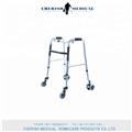 Factory price/ physical therapy equipment Lightweight Walking Frame with Wheels 9126LW