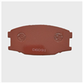 D6091Semi-metallic Nonoise Highquality Brakepad
