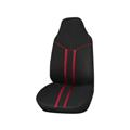 Polyester Fabric High Back Bucket Car Seat Cover Universal Fit Most Car Covers Red Line/Black Style Car Seat Protector