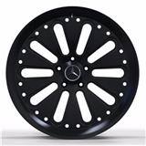 Black surface 5 hole steel wheel rim