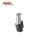 High performance custom angle cut exhaust dual tip car