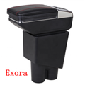 Proton Exora (2009-Present) Custom Fit Multi Purpose Automobile Armrest Arm Rest Center Console Box (High Quality ABS Plastic Wi