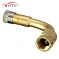 DeLin 45 90 135 Degree Brass Air Tyre Valve Schrader Valve Stem with Extension Adapter for Car Truck Motorcycle