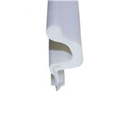 PU Replacement Kerf Door Seal Brown Aluminum Tear Resistant Weatherstrip