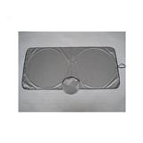 210T Nylon silver coated two circle car sunshade