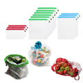 OEM 3 Size Reusable Cotton Vegetable Bags Home Kitchen Fruit And Vegetable Storage Mesh Bags Cheap Fty Price