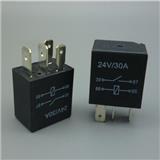 universal mini auto relay 24v 30a 4pin