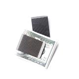 Free shipping Small  Money slim wallet c it card holder wallet in carbon fiber with money clip