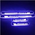 LED Moving automotive door sill covers scuff plate For Accordd
