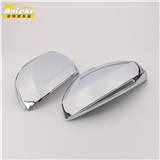 Anteke Car Accessories ABS Silver Rear View Mirror Cover For Volkswagen T-CROSS 2019