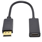 HPP/DEL Laptop PC Male To Female DP to HDM Cable Display Port to 1080P HDM Adapter Converter