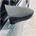 1Pair Carbon Fiber OX Horn Shape Rear Side View Mirror Cover Cap Rearview Mirror Protector Decoration For Lexus RC300 200T