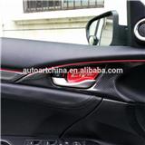 4pcs Auto Car interior inner decoration trim door handle bowl cover
