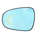 blue wide angle led turn signal heated anti dazzle car side rear view mirror glass for lexus es200 es300h es300 rearview mirror