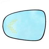 blue wide angle led turn signal heated anti dazzle car side rear view mirror glass for lexus es200 es300h es300 rearview mirror