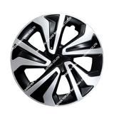 2018 new mold 13"14"15" PP/ABS Silver and Black Car Wheel Center Cover for universal
