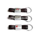 Metal Leather Car Key Ring Car Logo Keychain Keyring key holder