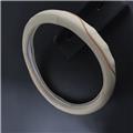 Custom design for you brown rubber genuine leather suede steering wheel cover car