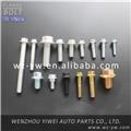 high quality Half Thread high-strength galvanised serrated wheel stud