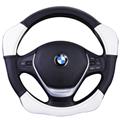 microfiber carbon fiber leather and PVC 36-40cm universal fit sport style car accessories steering wheel cover