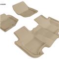 3D MAXpider complete set custom fit all-weather high quality car floor mats carpet Kagu series for Honda Fit  Models