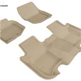 3D MAXpider complete set custom fit all-weather high quality car floor mats carpet Kagu series for Honda Fit  Models