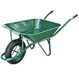heavy duty plastic and metal garbage trolley with single or two wheels