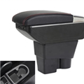 Car Armrest Box Black for Juke ESQ 2014-2017 Car Storage Box Console Organizer