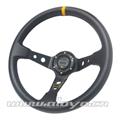JDM 14 Inch Carbon Fiber Look Racing Steering Wheel For Car
