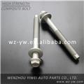 TS 16949 SCM435 alloy steel carriage bolt set flange bolt and nut