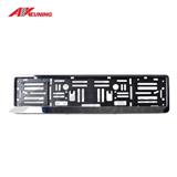Europe  Plastic Carbon fiber Chrome Car Licence Plate Holder Plate Frame License Plate Frame