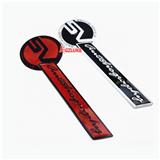 Metal SV Autobiography Emblem Sticker Car accessories 4 unique car badges auto emblem fit for Range Rover