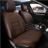 Simple design brown color PVC leather car seat cover