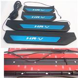 304 STAINLESS STEEL blue led door kick plates For 2014-2017 HRV