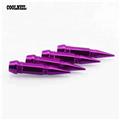 60mm Car Tire Tip Hexagon Bullet Aluminum Alloy Gas Nozzle Cap