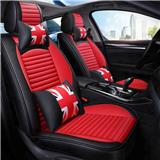 car seat cover cushion leather seat protector 5 seats covers universal fit for mercedes volkswagen the union jack  PVC