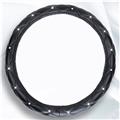 Leather Bling Crystal Rhinestone Steering Wheel Covers Pink Car Interior Accessories For Girls Women