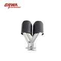 Stainless steel custom carbon fiber car exhaust system tip muffler