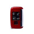 Real Carbon Fiber Car Key Cover Key Case Holder Shell For Land Rover Range Rover Evoque /Jaguar
