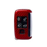 Real Carbon Fiber Car Key Cover Key Case Holder Shell For Land Rover Range Rover Evoque /Jaguar