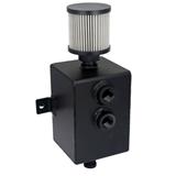 Aluminum 2L Oil Catch Can with Breather & Drain Tap