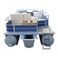 New Design Strong Floating Aluminum Pontoon Boat for Sale