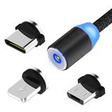 Magnetic Micro USB Cable For Mobile phone Type-c Charging Charge Magnet Charger Adapter USB Type C Mobile Phone Cables OEM