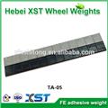 black plastic coated wheel weights