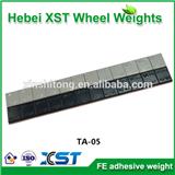 black plastic coated wheel weights